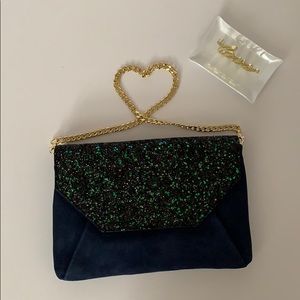 {Ann Taylor} leather bag/clutch